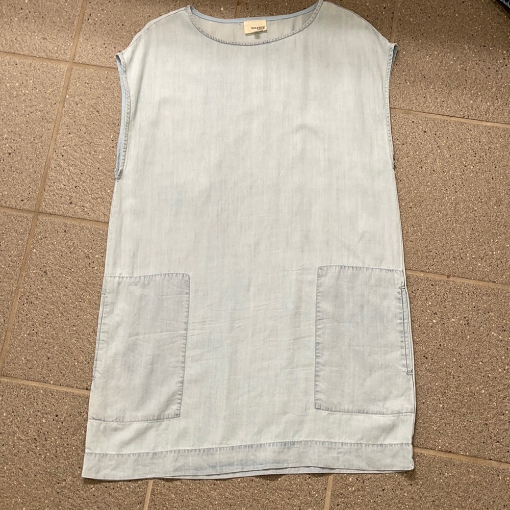 Aritizia Wilfred Free Nori Dress in Light Denim